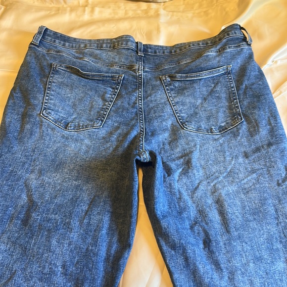 Lauren Conrad skinny ankle size 18W button fly acid wash Jean - Picture 5 of 5